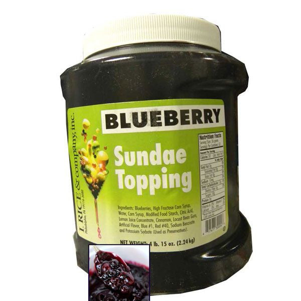 Blueberry Sundae Topping 4.15lb Jar
