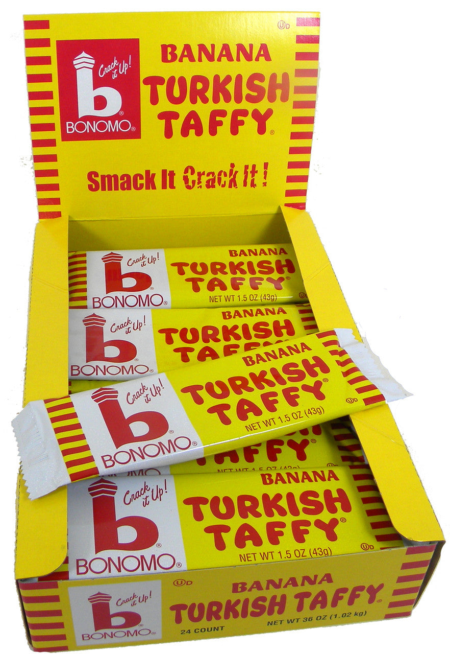 Bonomo Turkish Taffy Banana 24ct