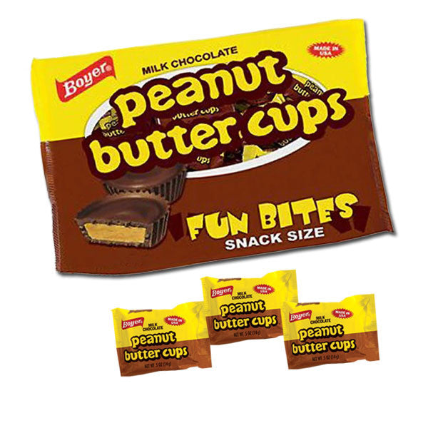 Boyer Peanut Butter Cups Fun Size 10oz Bag