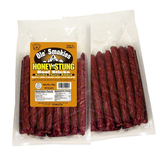 Buffalo Bill's Ole Smokies Honey Beef Sticks 50 Count