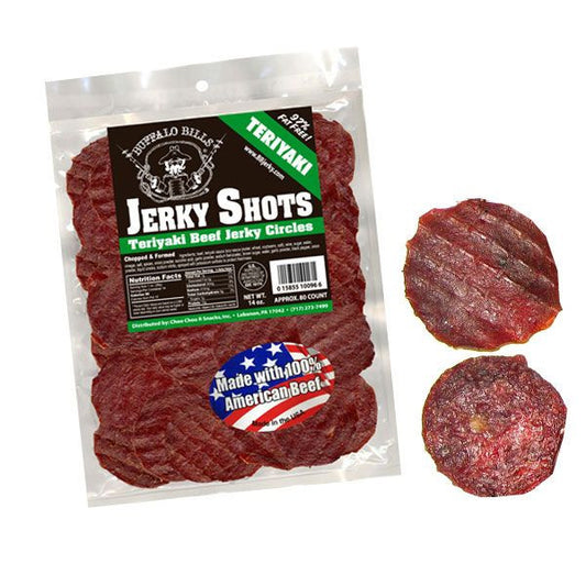 Buffalo Bills Jerky Shots Teriyaki 80 Count