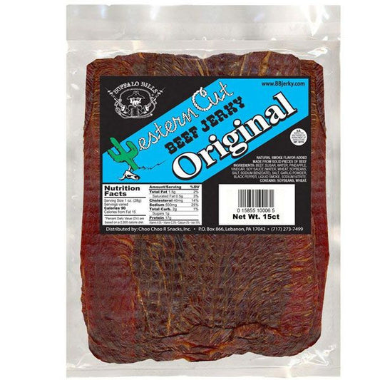 Buffalo Bills Western Cut Original Beef Jerky 15 Count
