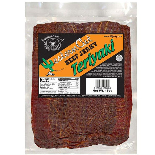 Buffalo Bills Western Cut Teriyaki Beef Jerky 15 Count