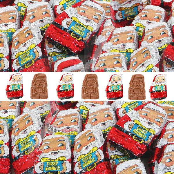 Mini Chocolate Santa Crisp Kringles - 24lb