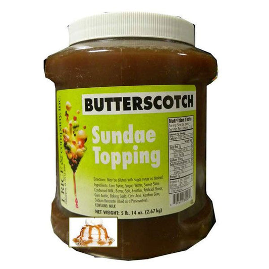 Butterscotch Sundae Topping 5.14lb Jar