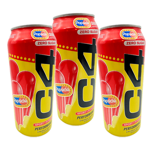 C4 Cherry Popsicle Performance Energy Drink - 16oz / 12pk