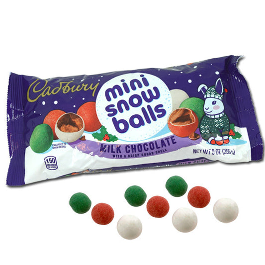 Cadbury Milk Chocolate Mini Snowballs - 9oz