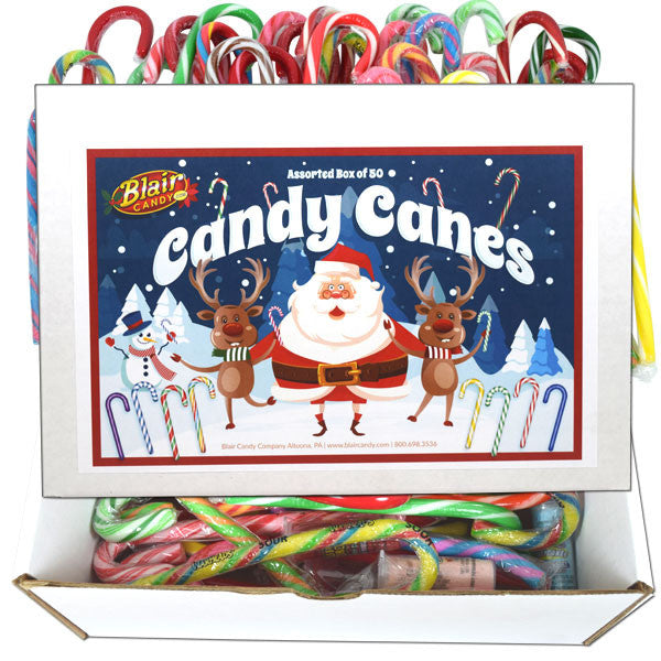 Candy Cane Roulette Assorted Box - 50 pc – Blair Candy Company