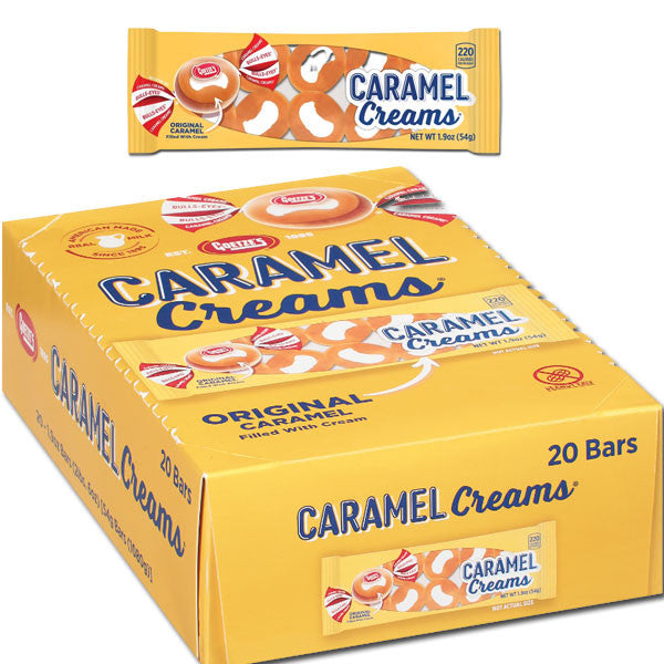 Caramel Creams Candy Bar 20ct