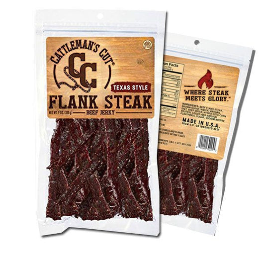 Cattleman's Cut Texas Flank Steak Jerky 9oz