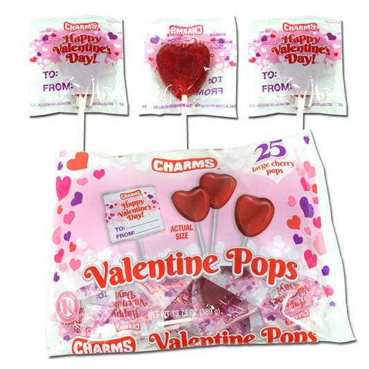 Charms Heart Lollipops Valentine's Day