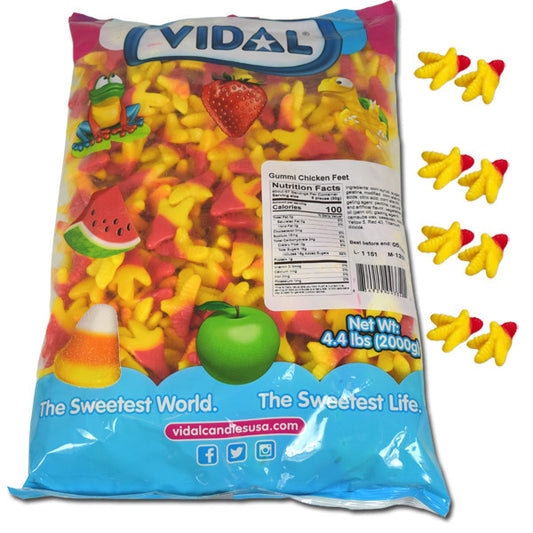 Gummi chicken feet