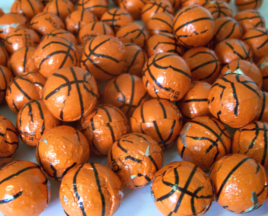 Chocolate Basketballs 2lbs Made In The USA