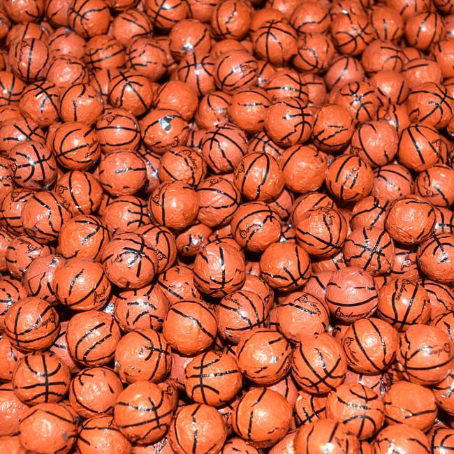 Chocolate Basketballs 30lb Made In The USA