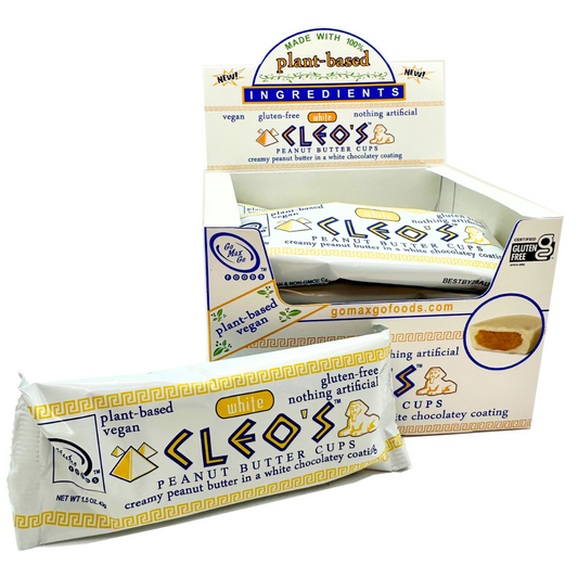 Cleo's Vegan White Peanut Butter Cups 12 Count