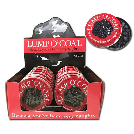 Lump O Coal Bubble Gum  Christmas