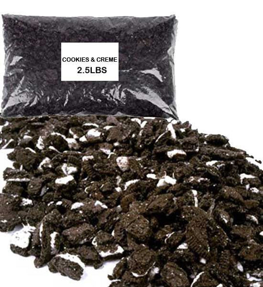 Cookies & Creme Chopped Topping 2.5lb Bag