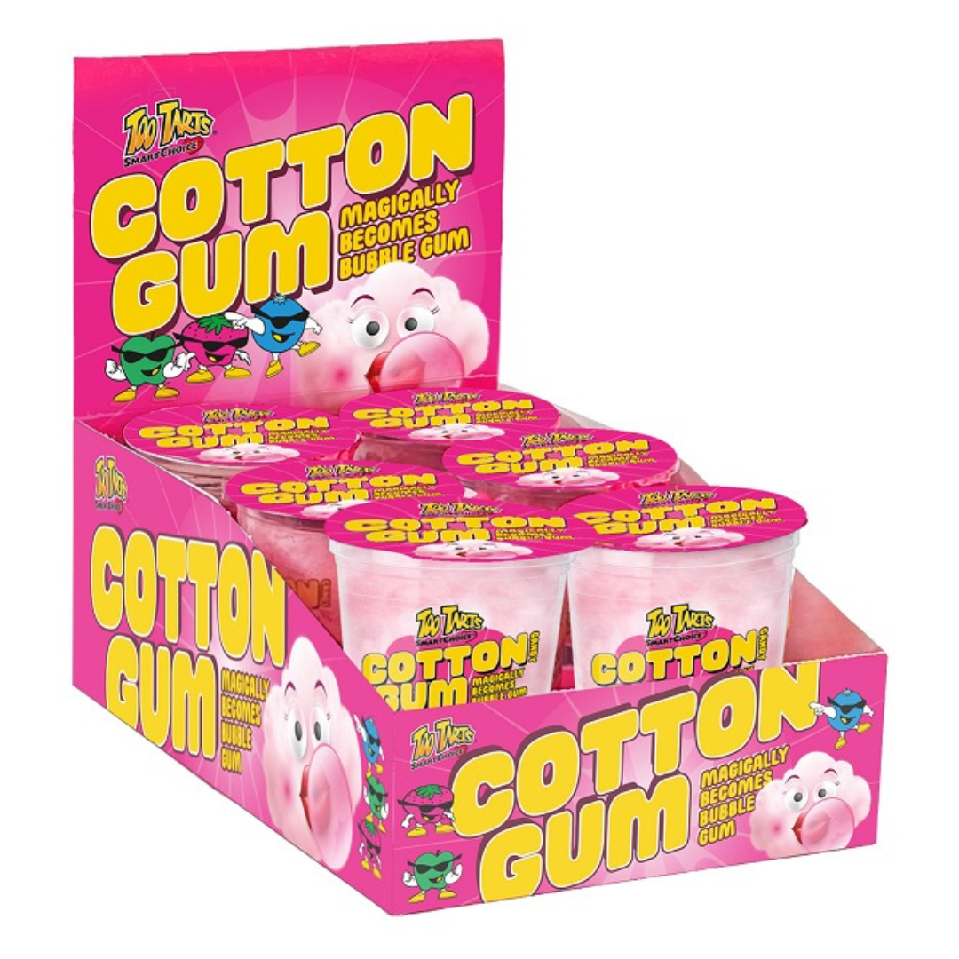Too Tarts Cotton Candy Gum - 1.2oz / 6ct