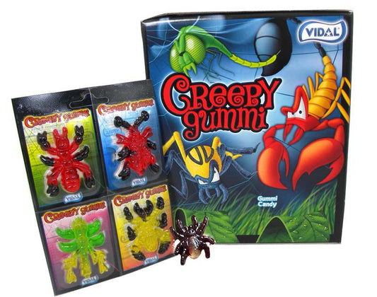 Creepy Gummy Candies 18 Count (72 Bugs)