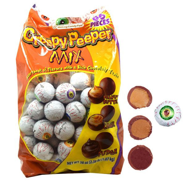 Creepy Peepers Chocolate Peanut Butter Eyeballs 38oz (86)