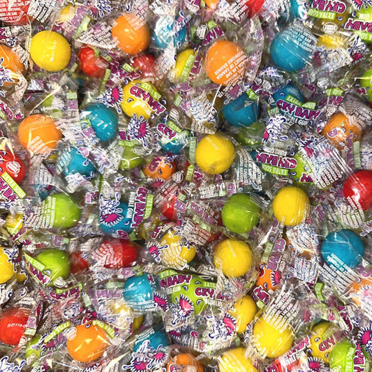 Cry Baby Extra Sour Bubble Gum - 850ct / 9.9lb