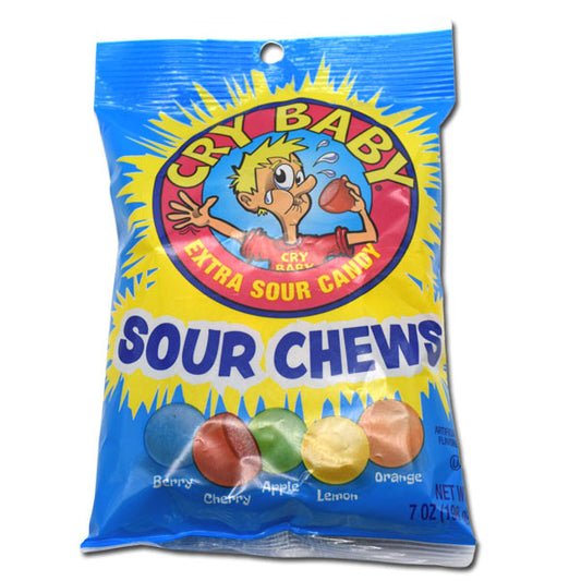 Cry Baby Sour Chews candy