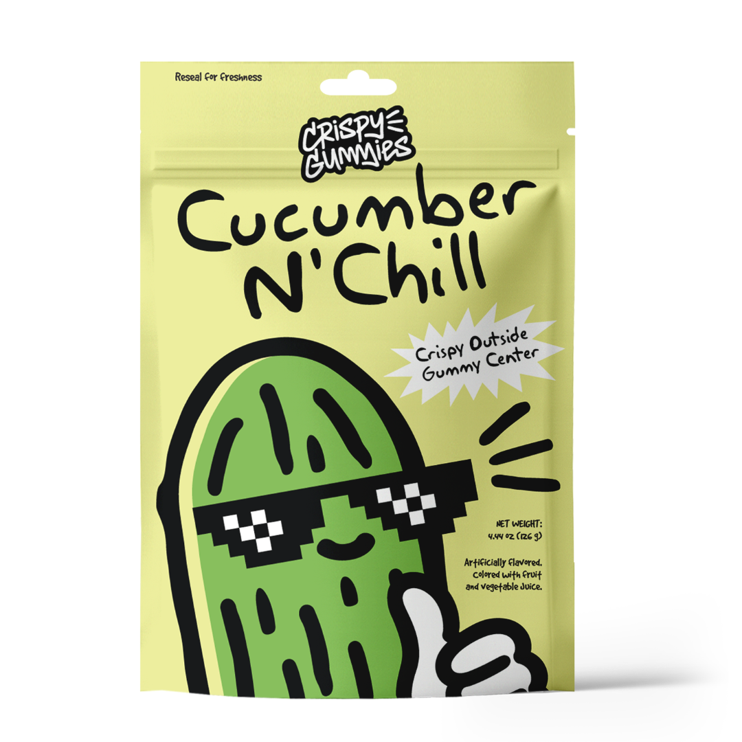 Crispy Gummies Cucumber N' Chill - 4.44oz