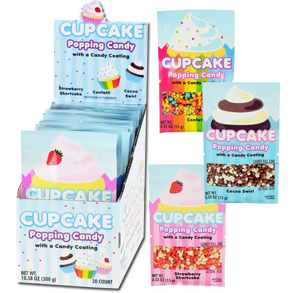 Cupcake Popping Candy 20 Count