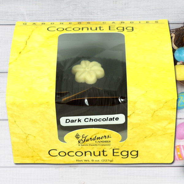 Gardners Dark Chocolate Coconut Egg - 8oz