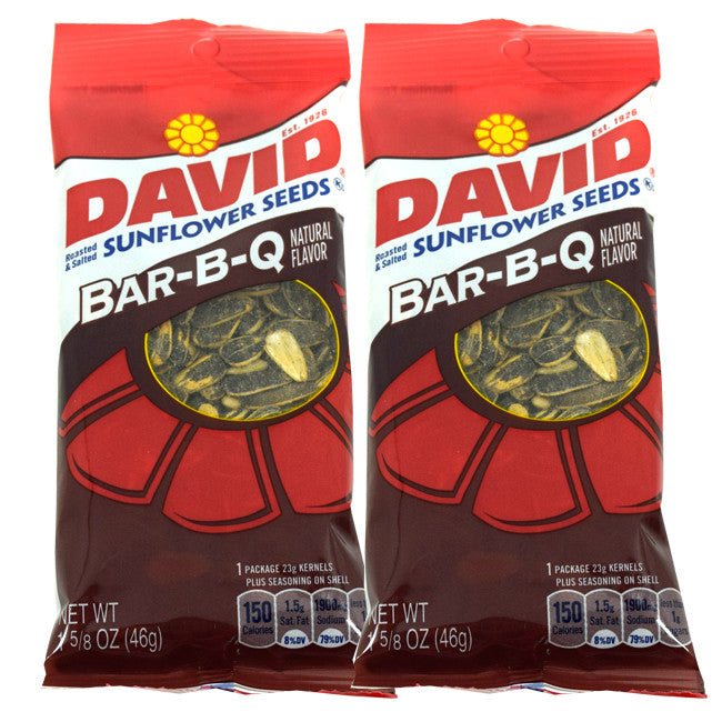 David Sunflower Seeds 12ct - BBQ