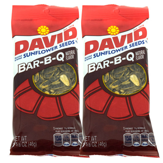 David Sunflower Seeds 12ct - BBQ