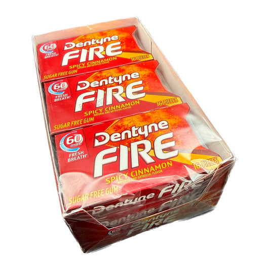 Dentyne Fire Spicy Cinnamon Sugar Free Gum - 16pc / 9ct