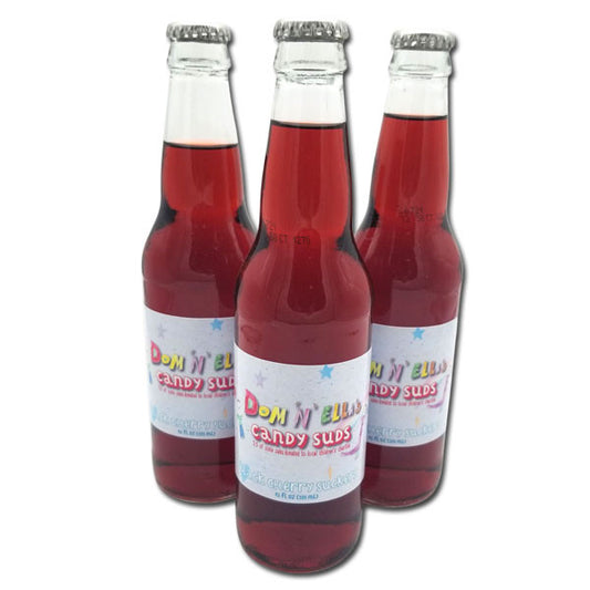 DOM N ELLAS SUDS BLACK CHERRY SUCKERS