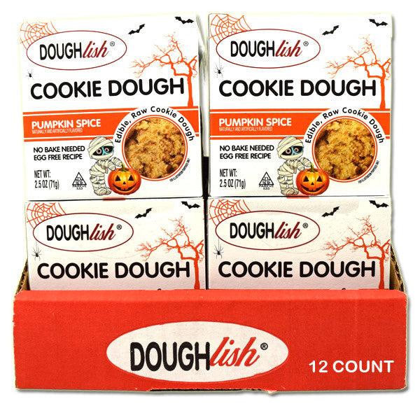 DoughLish Pumpkin Spice 2.5oz 12 Count