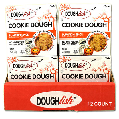 DoughLish Pumpkin Spice 2.5oz 12 Count