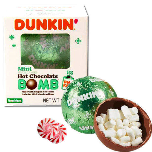 Dunkin Hot Chocolate Mint Bomb