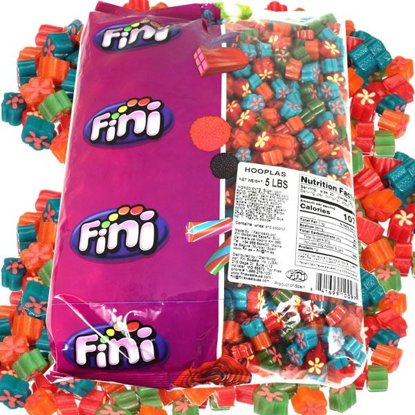 Fini Licorice Hooplas 5lb Bag