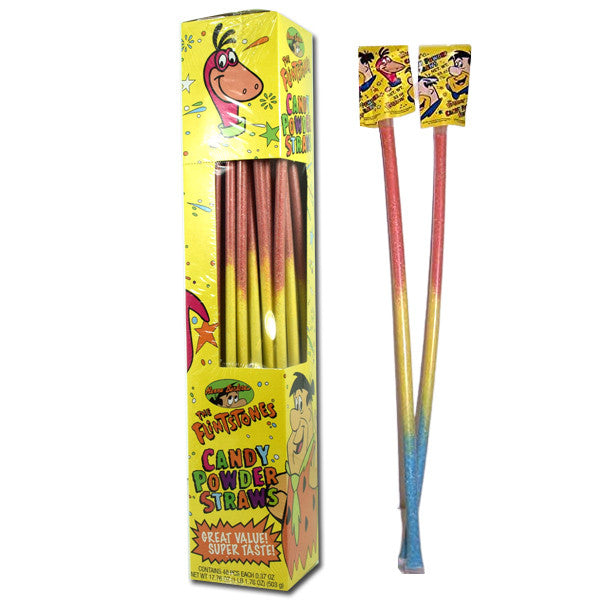 Flintstones Giant Candy Straws 48 Count