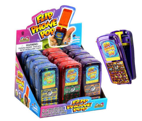 Flip Phone Lollipop 12 Count