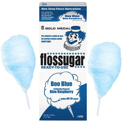 Flossugar Blue Raspberry Cotton Candy Mix 3.25lbs