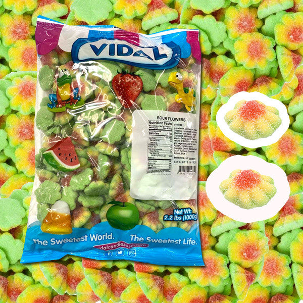 Gummi Sour Flowers 2.2lb Bag