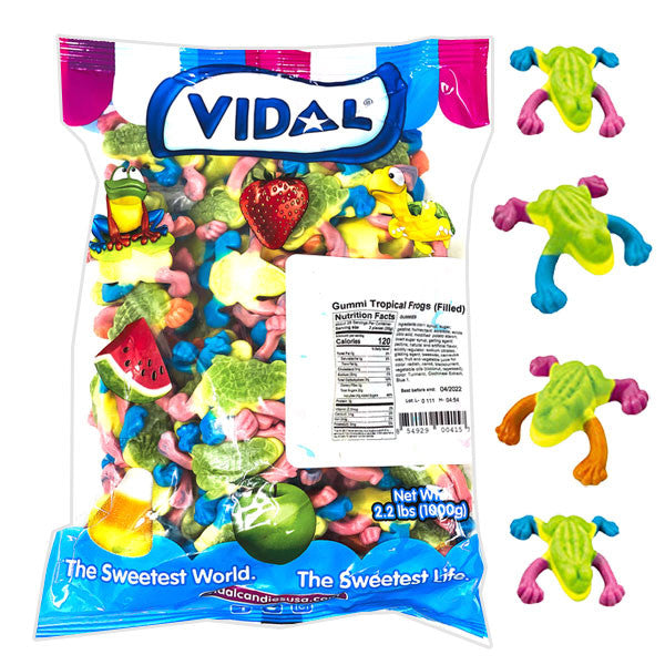 Gummi Tropical Frogs 2.2lb Bulk