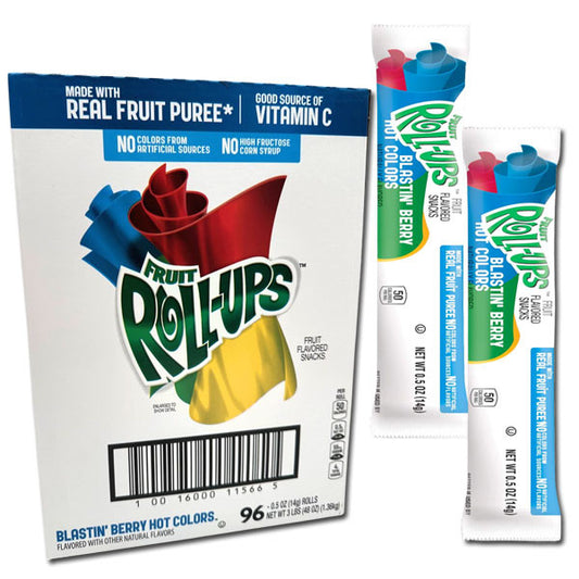 Fruit Roll-Ups Blastin' Berry - 0.5oz / 96ct