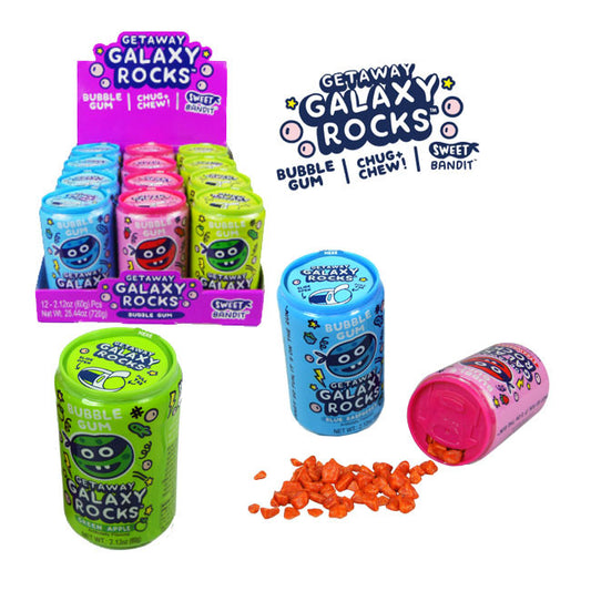 Galaxy Rocks Candy Of Gum 12 Count