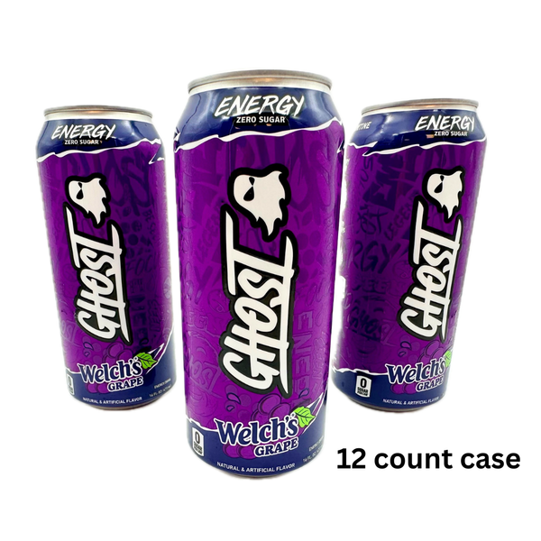Ghost Energy Drink Welch's Grape - 16oz / 12ct – Blair Candy Company