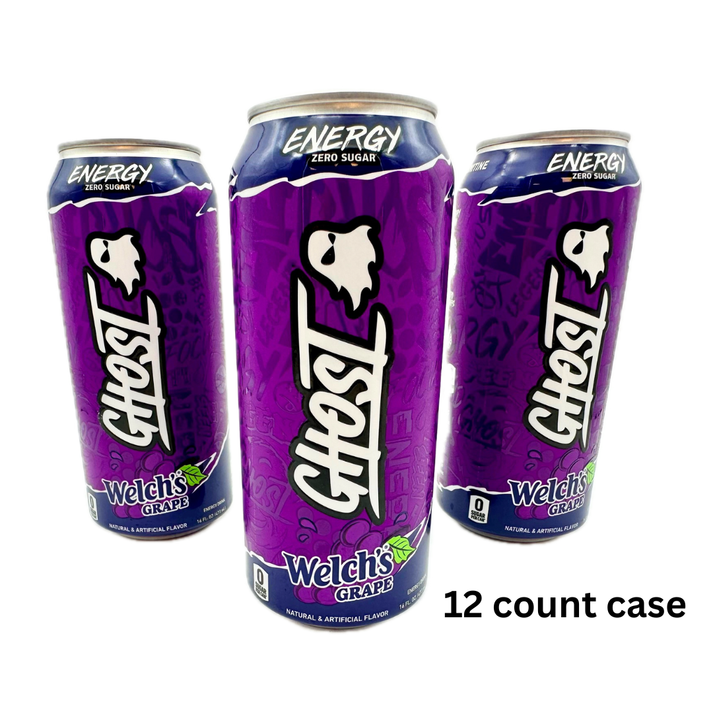 Ghost Energy Drink Welch's Grape - 16oz / 12ct – Blair Candy Company