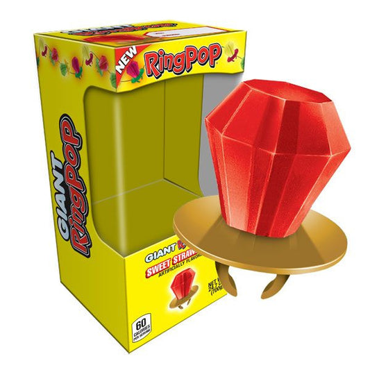 Strawberry Giant Ring Pop - 24oz