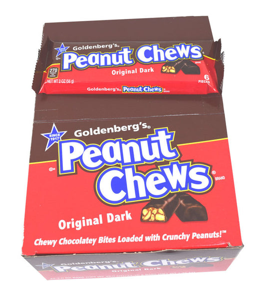 Goldenberg's Peanut Chews Original Dark 24 Count