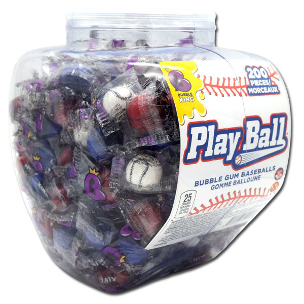 Play Baseball Gum Balls 200 Count (wrapped)