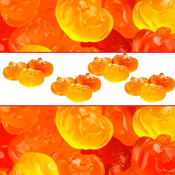 Gummi Fall Pumpkins 5lb Bag Bulk